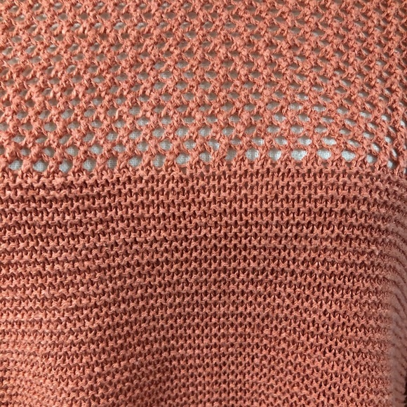 American Eagle  orange sweater tie waist knit SZ XL - Picture 2 of 11